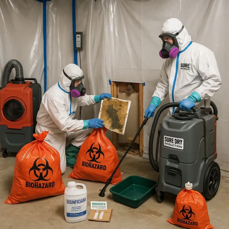 Contaminated Water Handling Protocols process in Three Lakes, WA